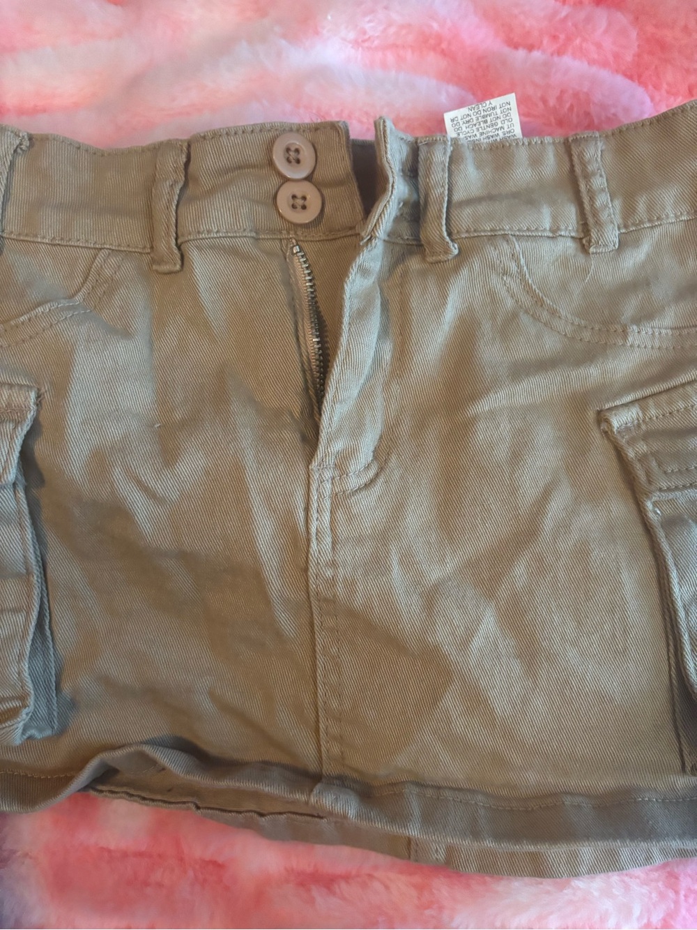 Cargo Skirt - Tan